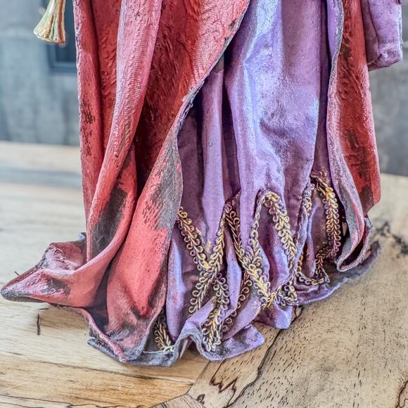 Old World Clothtique Woodland Santa Claus w Nest, TreeTop/Tabletop Holiday-18”H - Picture 4 of 10